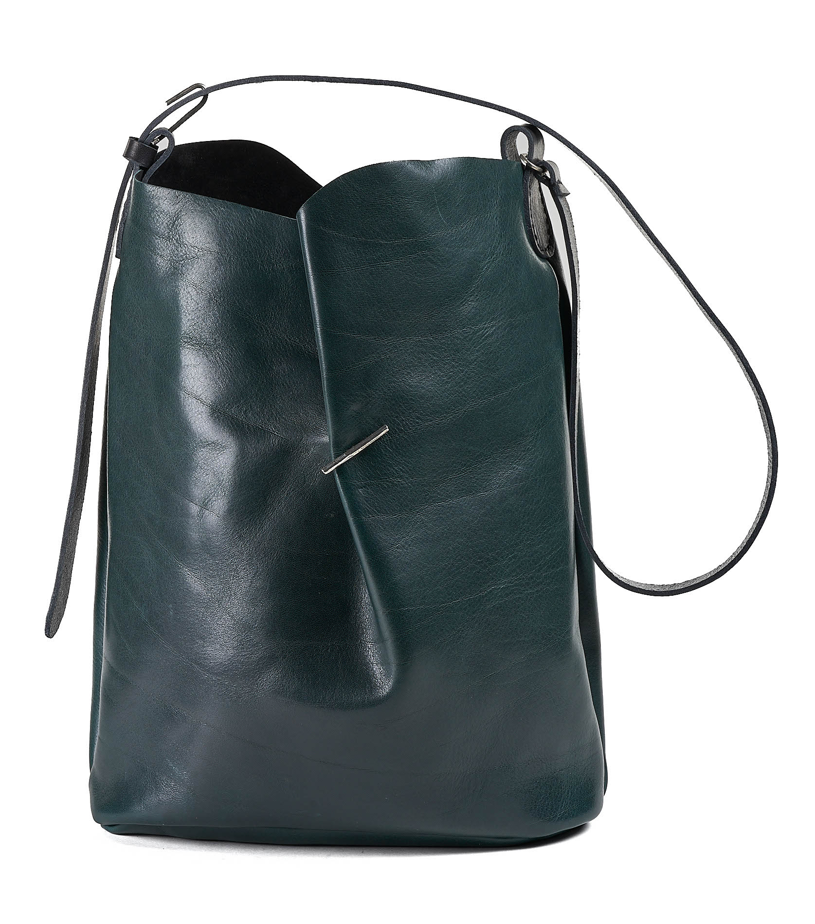 daniele basta leather and silver bags - FRONT